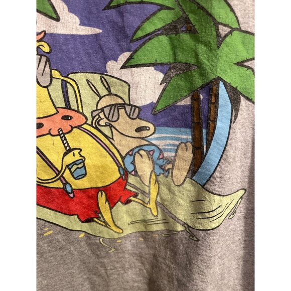Nickelodeon Rockos Modern Life Graphic Tank Top M Gray Cotton/Poly Blend - Picture 3 of 5